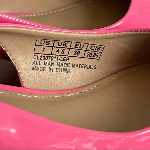 Jenn Ardor Slingback Low Kitten Heel Size 7 Pink - Picture 11 of 15